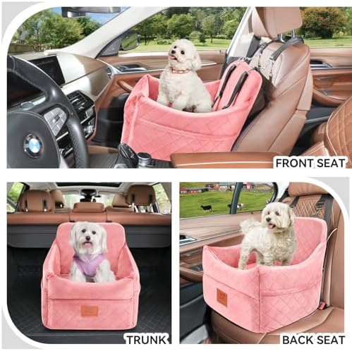 Dog Car Seat for Small/Medium Dogs, Dog Booster Car Seats - Image 2