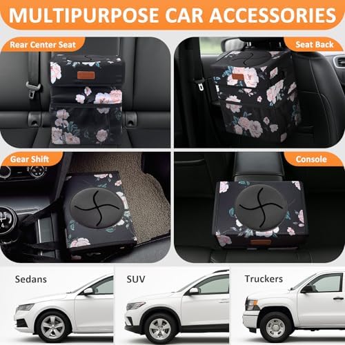 Vankor Car Trash Can with Lid Leak Proof Car Accessories - Image 5