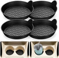 Car Coasters for Cup Holders, Universal Non-Slip Coasters Set of 4 Pack by Unknown