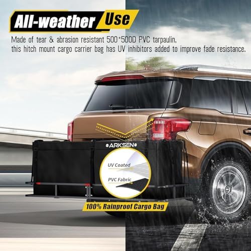 ARKSEN Waterproof Hitch Cargo Carrier Bag - Image 2