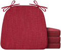 IASEAHK Chair Cushions for Dining Chairs Set of 4, Non Slip Kitchen Chair Pads by IASEAHK