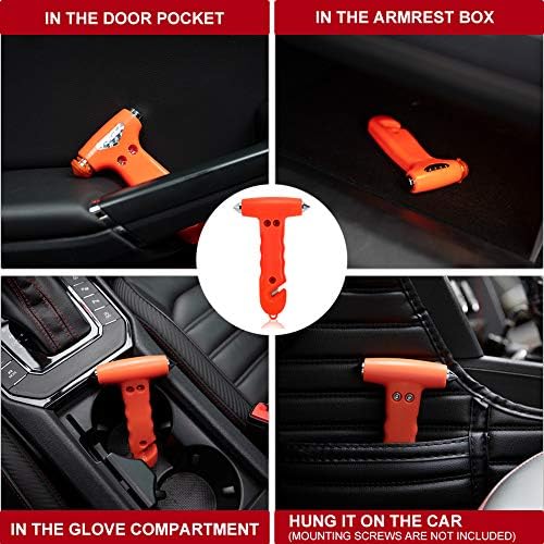 MOTORBUDDY 4-Pack Car Safety Hammer, Auto Emergency Escape Hammer - Image 6