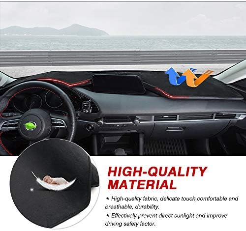 Autorder Dashboard Cover Mat for Mazda 3 2019-2025 Accessories Dash Cover - Image 5