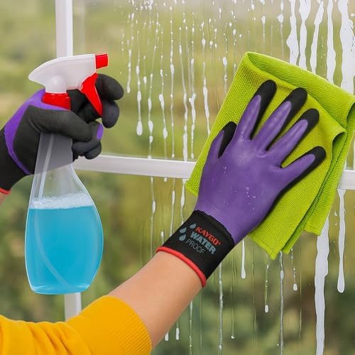 KAYGO Waterproof Work Gloves, Non-Slip Double Latex Coated - Image 5