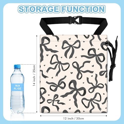 Black Bow Car Trash Bag - Image 2