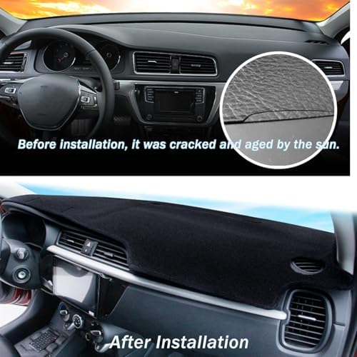 Dashboard Mat Cover for Kia Soul 2010 2011 2012 2013 Nonslip Center Console - Image 6