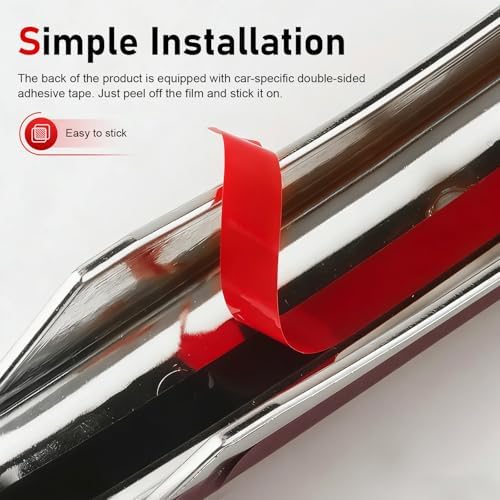 Car Handbrake Cover, ABS Anti-scratch Electroplating Decor Protective Cover - Image 6