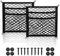 3 Layer Small Cargo Net, Cargo Storage Pocket Net, Mesh Elastic Pouch Organizer by KAKKOII