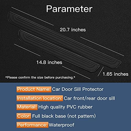 Door Sill Plate Protectors for Car - Image 2