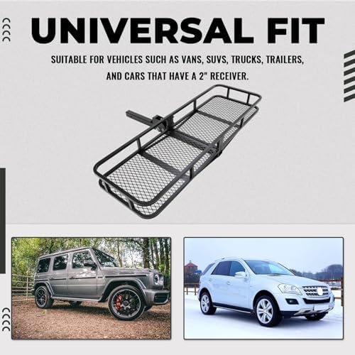 KUAFU Hitch Cargo Carrier Rack 550lbs Compatible - Image 6