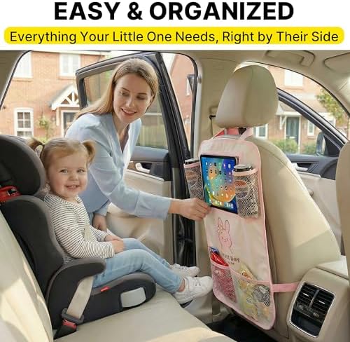 Backseat Car Organizer for Kids, Car Seat Organizer - Image 4