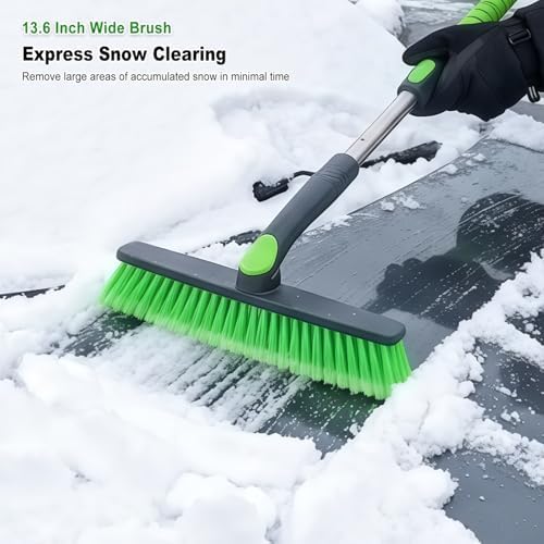 SEAAES 45 Inch Long Extendable Snow Brush - Image 4