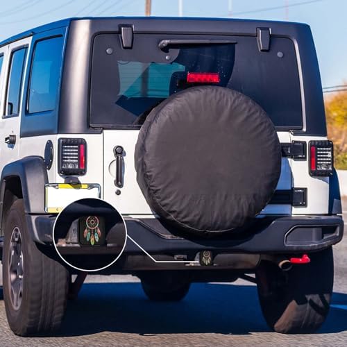 Swono Dream Catcher Car Rear Hitch Covers Folk Bird Feathers Dream Catcher - Image 6