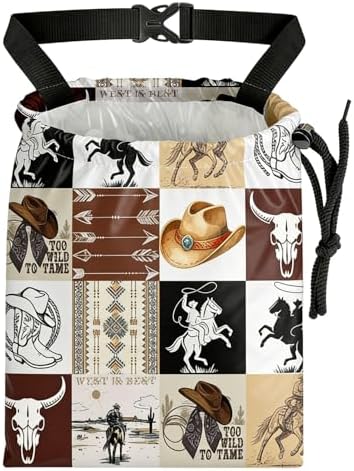 Western Cowboy Car Trash Bag by AmazerPad
