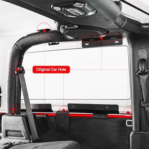 CTH for Jeep Wrangler JL 2-Door 2018-2023 MOLLE Panel Cargo Organizer Storage - Image 3