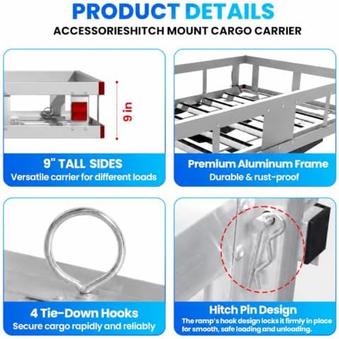 Trailer Hitch Cargo Carrier - Image 5
