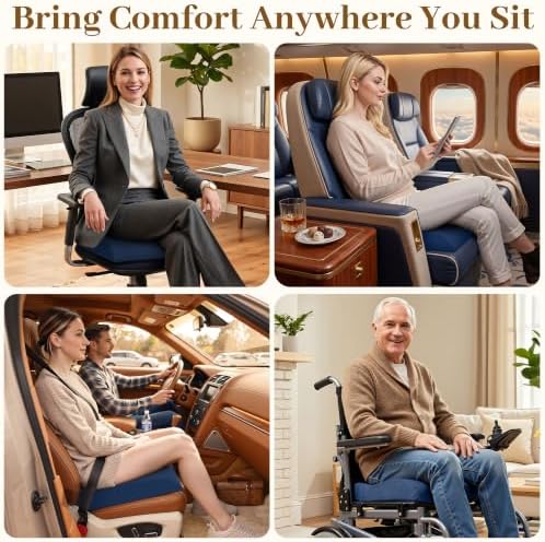 TranquilRelax Memory Foam Seat Cushion - Image 5