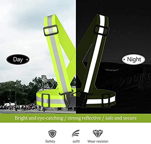Chiwo Reflective Vest Running Gear 2Pack, High Visibility Safety Vest - Image 4