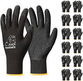toolant Crinkle Latex Work Gloves, 12 Pairs by toolant