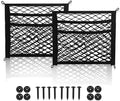 3 Layer Small Cargo Net, Cargo Storage Pocket Net, Mesh Elastic Pouch Organizer by KAKKOII