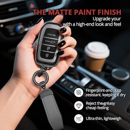 For Toyota Key Fob Cover Accessories- Matte TPU Key Fob Cover - Image 5