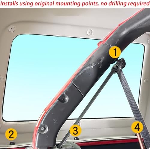 ITrims Car Trunk Organizer for Jeep Wrangler JL Hard Top 4dr 2018-2025 Car - Image 4