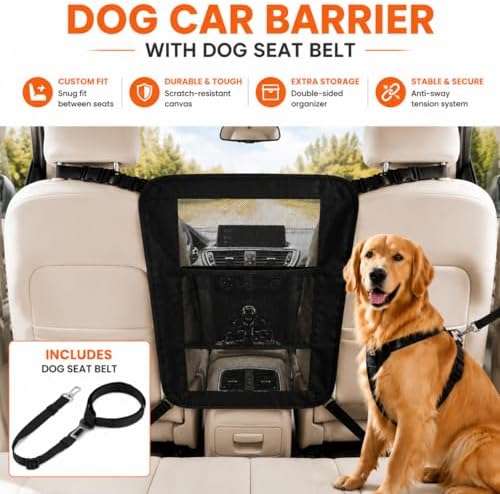 Dog Car Barrier, Pet Net for Car - Image 2
