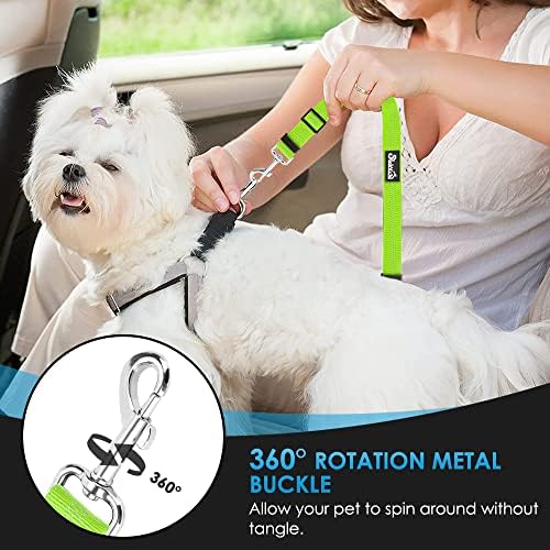 SlowTon Dog Seat Belt for Car, 2 Pack Dog Car Harness Seatbelt - Image 4