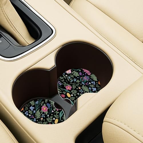 Ceramic Car Coasters – Absorbent Car Cup Holder Coaster Set - Image 5