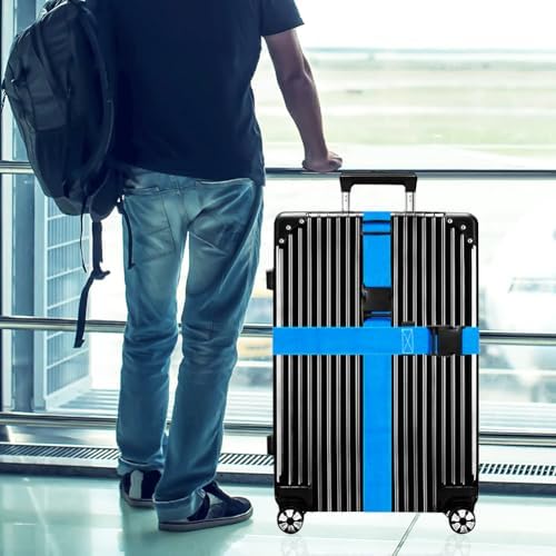 Luggage Straps for Suitcases TSA Approved-2 Pack Bright Personalized Luggage - Image 6