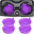 Zpana 4PCS Car Cup Holder Coasters, Silicone Non-Slip Vehicle Cup Recessed Mats by Zpana