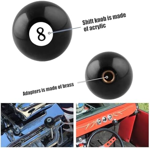RYANSTAR 8 Ball Shift Knob Compatible - Image 4