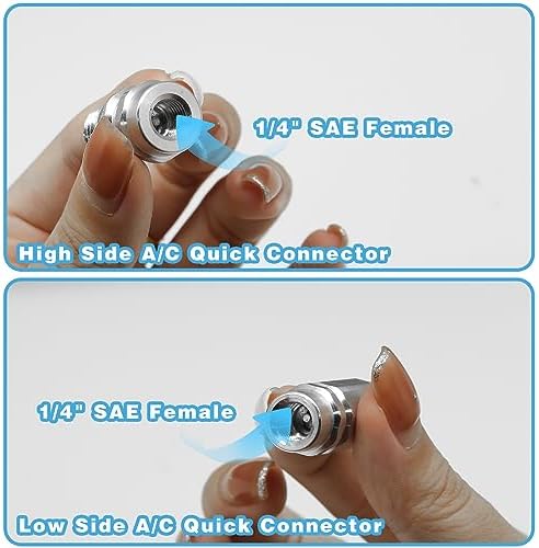 CANIPHA 17 Pcs Air Conditioning Valve Core Kit, R12 to R134a Conversion Kit - Image 2