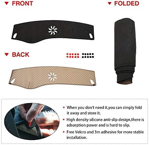 Cartist Suede Dash Mat for Mercedes Benz GLC 2016-2021 2022 Dash Cover Nonslip - Image 7