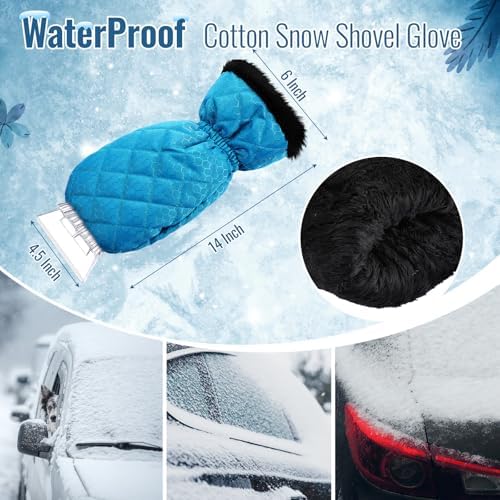 WILLBOND Ice Scraper with Glove Waterproof Ice Scrapers - Image 2