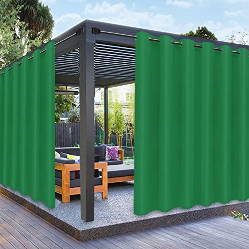 PureFit Outdoor Curtains for Patio Waterproof Weatherproof Outside Curtains by PureFit