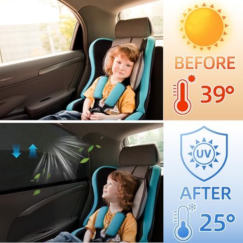 2026 New Upgrade Car Window Shades, 2 Pack Side Car Window Sun Shades - Image 5