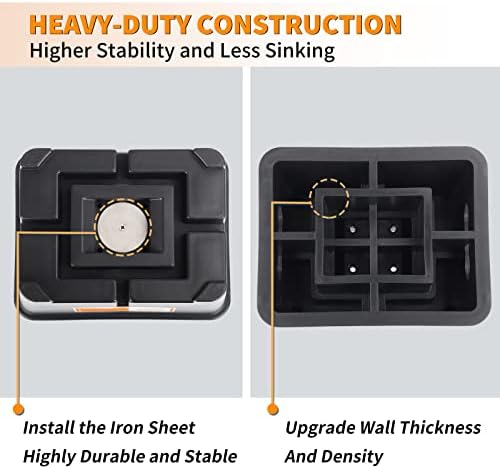 OULEME Heavy Duty Trailer Jack Block, - Image 5