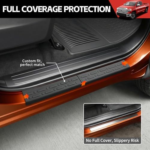 Door Sill Guards Kit Fit for 2020-2026 Nissan Titan Accessories Entry Guard - Image 3