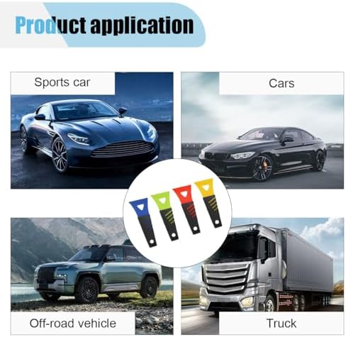 4PCS Ice Scraper for Car Windshield, No Scratch Plastic Ice Shovel Tools for - Image 5