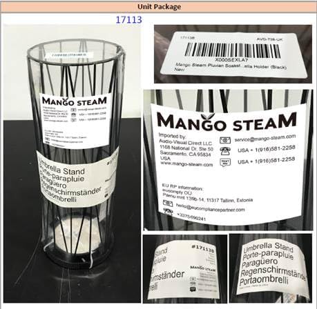Mango Steam Pluvian Soakstone Umbrella Holder - Image 5