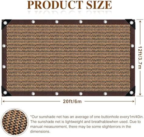 80% Shade Cloth, Durable Mesh Tarp - Image 2