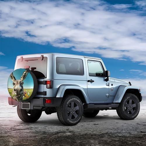 Donkey Spare Tire Cover Waterproof Wheel Cover 15 Inch Universal Fit - Image 3