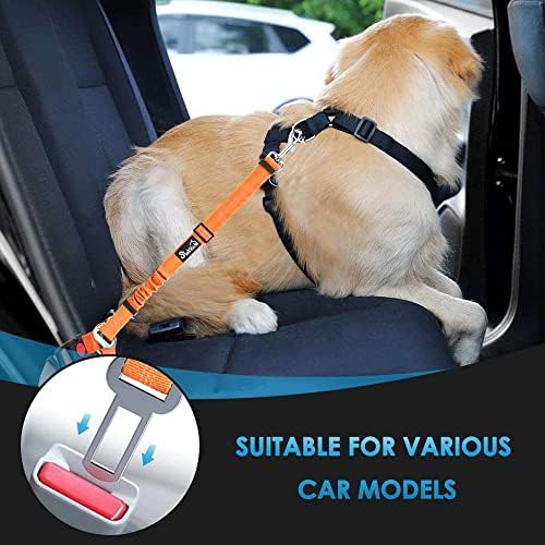 Lukovee Dog Car Seat Belt, 2 Pack, Headrest Restraint - Image 2