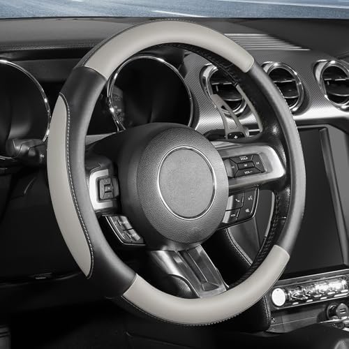 SEG Direct Steering Wheel Cover 14.5-15 inch Heavy-Duty by SEGDirect