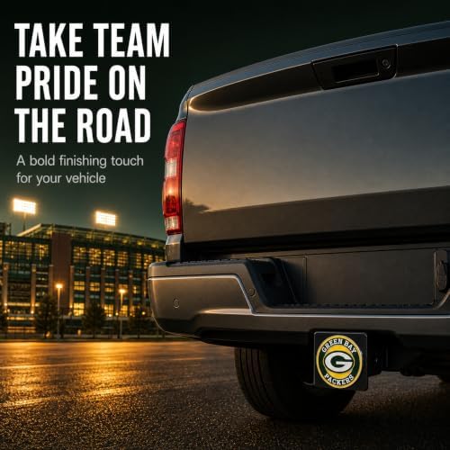 Green Bay Packers Trailer Hitch Cover - Image 6