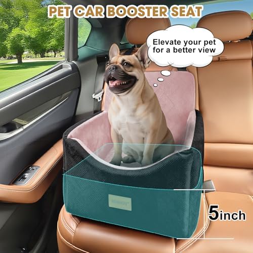 JOEJOY Dog Car Seats for Small Medium Dogs Under 35lbs, Dog Booster Seat - Image 5
