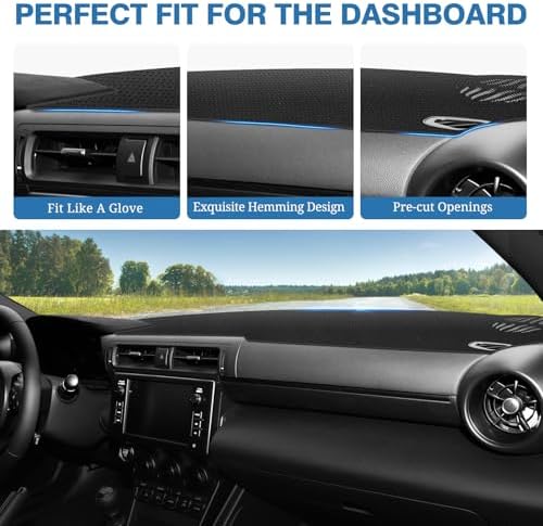 FIILINES Dash Cover for 2022-2025 2026 Toyota GR86/Subaru BRZ, Dashboard Mat - Image 4
