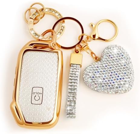 Key Fob Cover with Diamond, Compatible with Kia Cerato Ceed Forte NIRO Sorento by Unknown