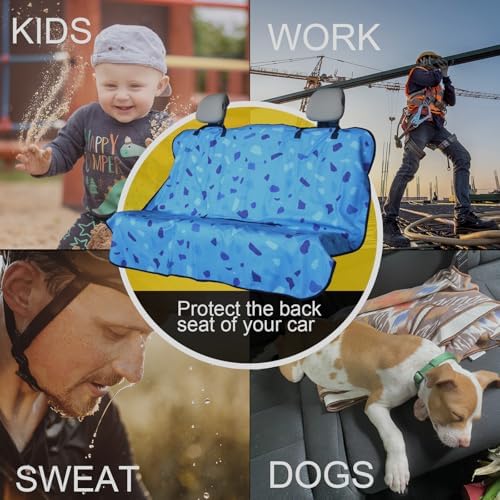 Back Seat Cover for Car Trucks Van SUV Jeep, Waterproof Rear Bench Towel Seat - Image 6